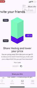 Hedvig's app